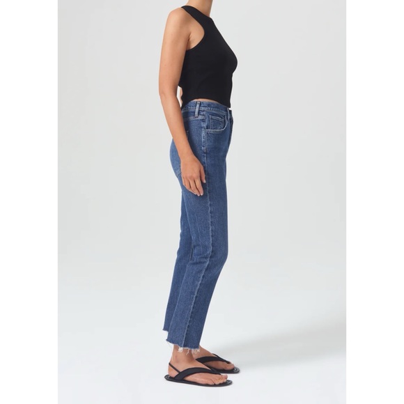 AGOLDE Riley High Rise Straight Crop Jean - Picture 2 of 14